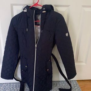 Navy blue Vince Camuto Trench Coat